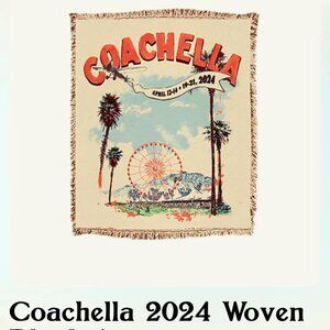 Coachella 2024 Official Merchandise Throw